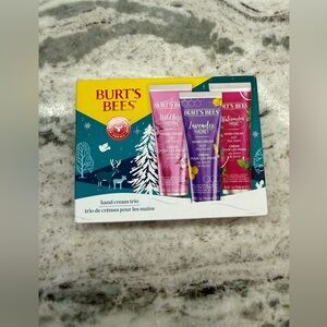 NWT Burts Bees hand cream trio